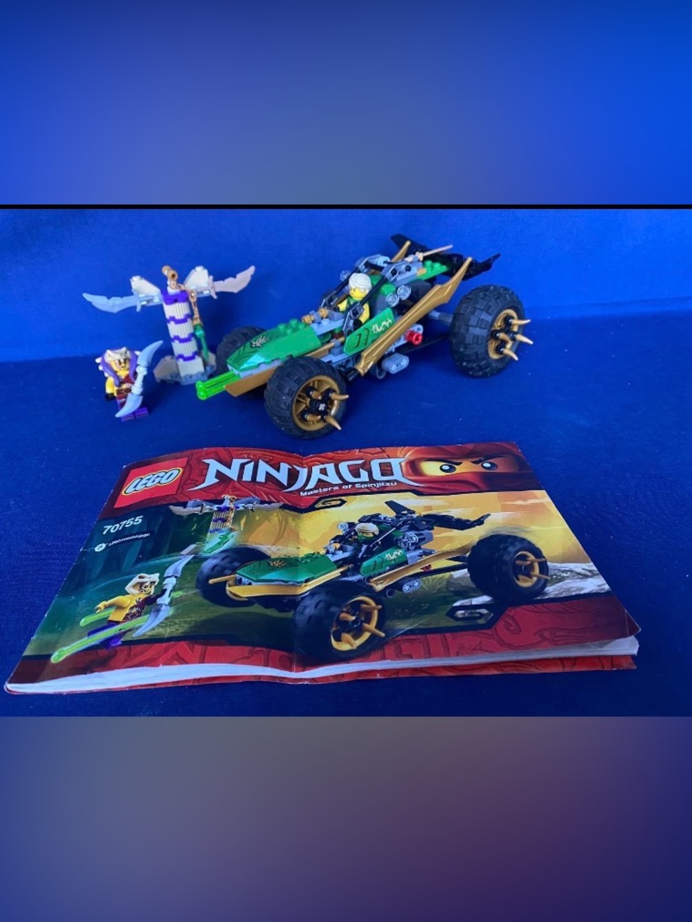 LEGO Ninjago 70755 Jungle Raider w/Instructions; Complete (1 Color substitution)